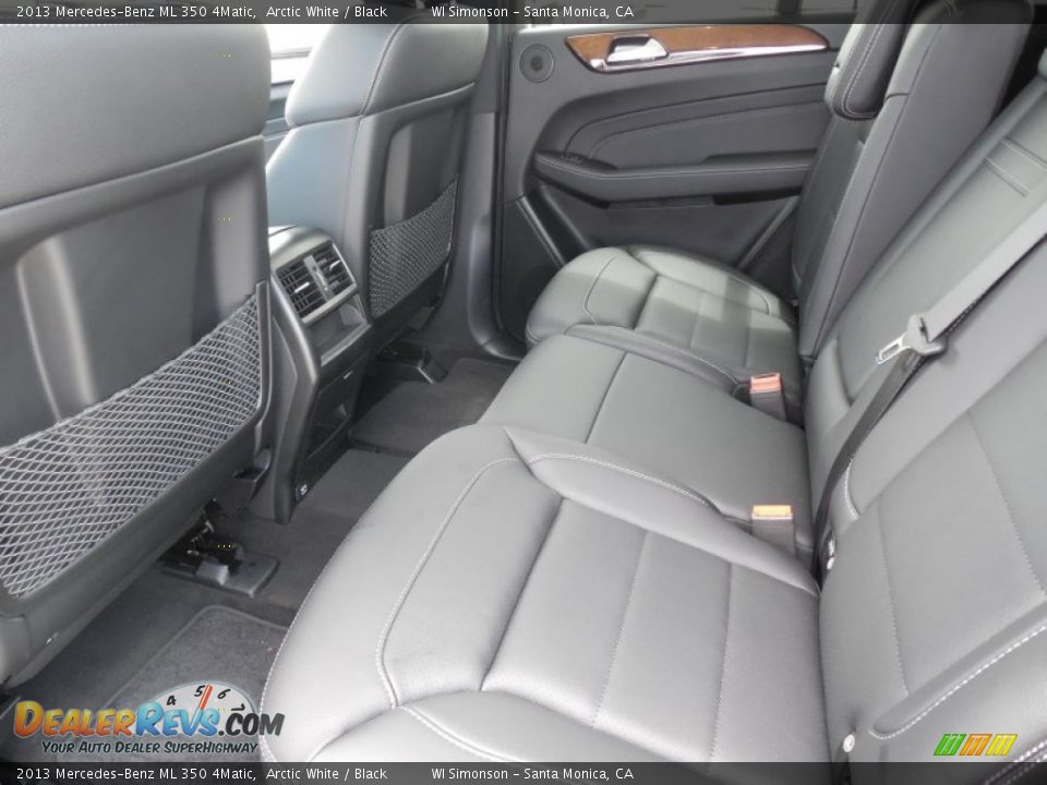 2013 Mercedes-Benz ML 350 4Matic Arctic White / Black Photo #6