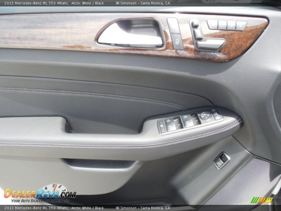 2013 Mercedes-Benz ML 350 4Matic Arctic White / Black Photo #9