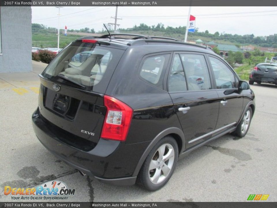 Black Cherry 2007 Kia Rondo EX V6 Photo #9