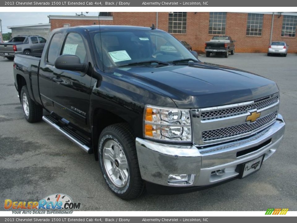 2013 Chevrolet Silverado 1500 LT Extended Cab 4x4 Black / Ebony Photo #1