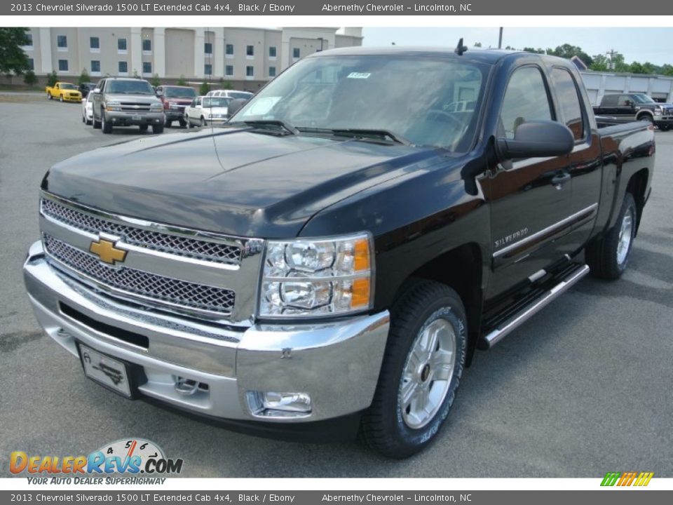 2013 Chevrolet Silverado 1500 LT Extended Cab 4x4 Black / Ebony Photo #2
