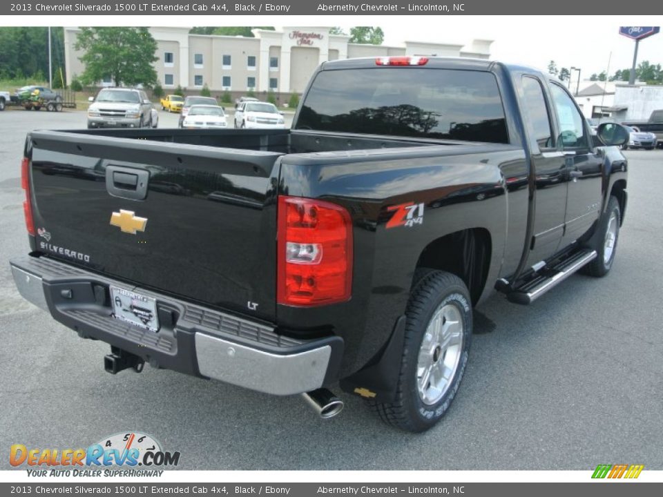 2013 Chevrolet Silverado 1500 LT Extended Cab 4x4 Black / Ebony Photo #5