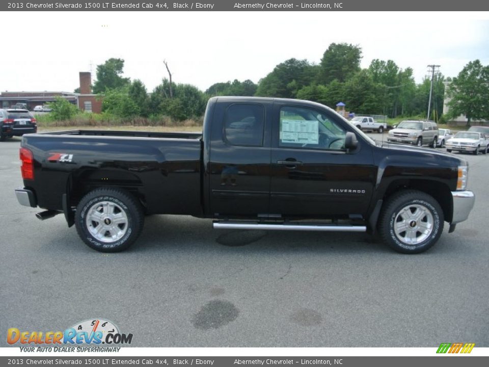 2013 Chevrolet Silverado 1500 LT Extended Cab 4x4 Black / Ebony Photo #6