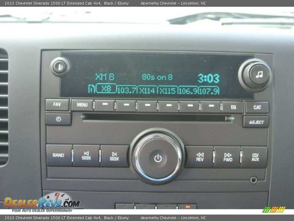 2013 Chevrolet Silverado 1500 LT Extended Cab 4x4 Black / Ebony Photo #12