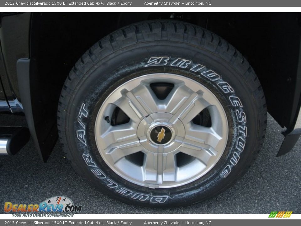 2013 Chevrolet Silverado 1500 LT Extended Cab 4x4 Black / Ebony Photo #19