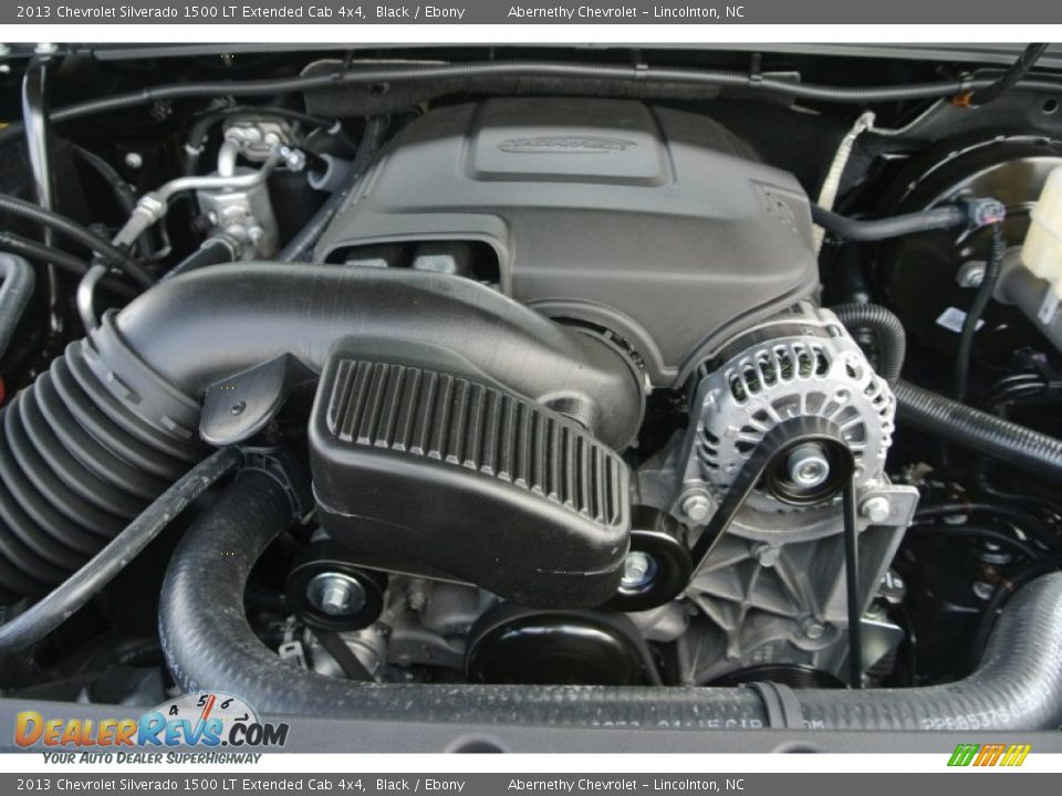 2013 Chevrolet Silverado 1500 LT Extended Cab 4x4 Black / Ebony Photo #20
