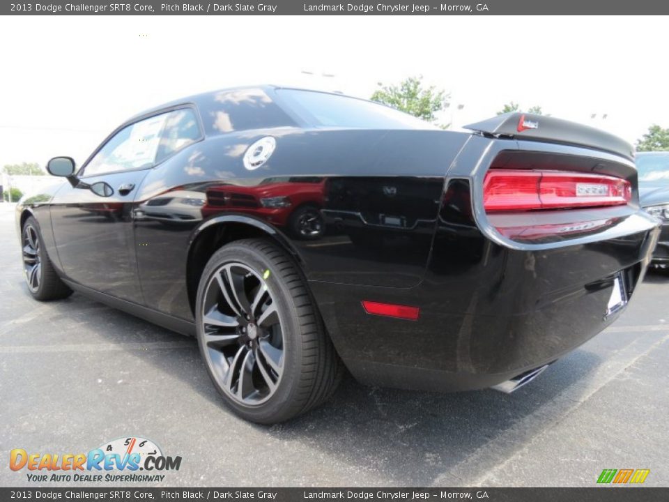 2013 Dodge Challenger SRT8 Core Pitch Black / Dark Slate Gray Photo #2