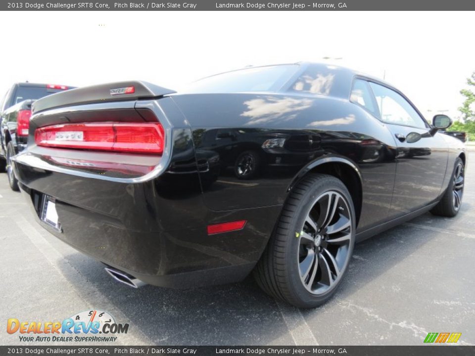 2013 Dodge Challenger SRT8 Core Pitch Black / Dark Slate Gray Photo #3