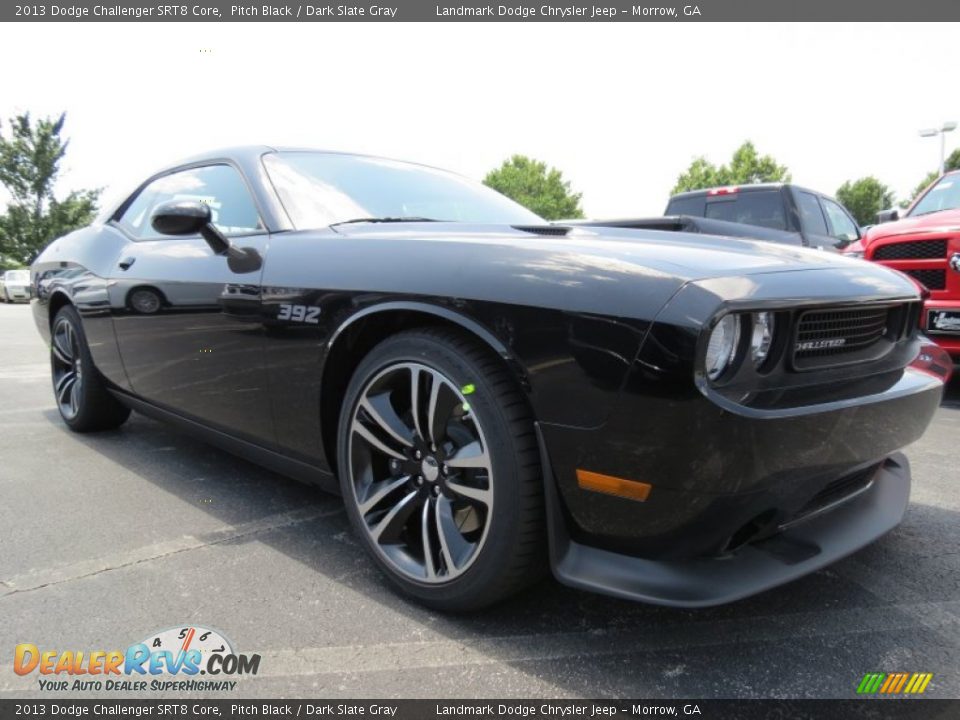 Front 3/4 View of 2013 Dodge Challenger SRT8 Core Photo #4