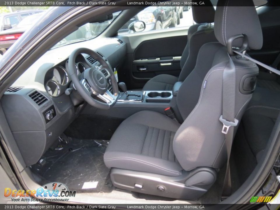 Dark Slate Gray Interior - 2013 Dodge Challenger SRT8 Core Photo #6