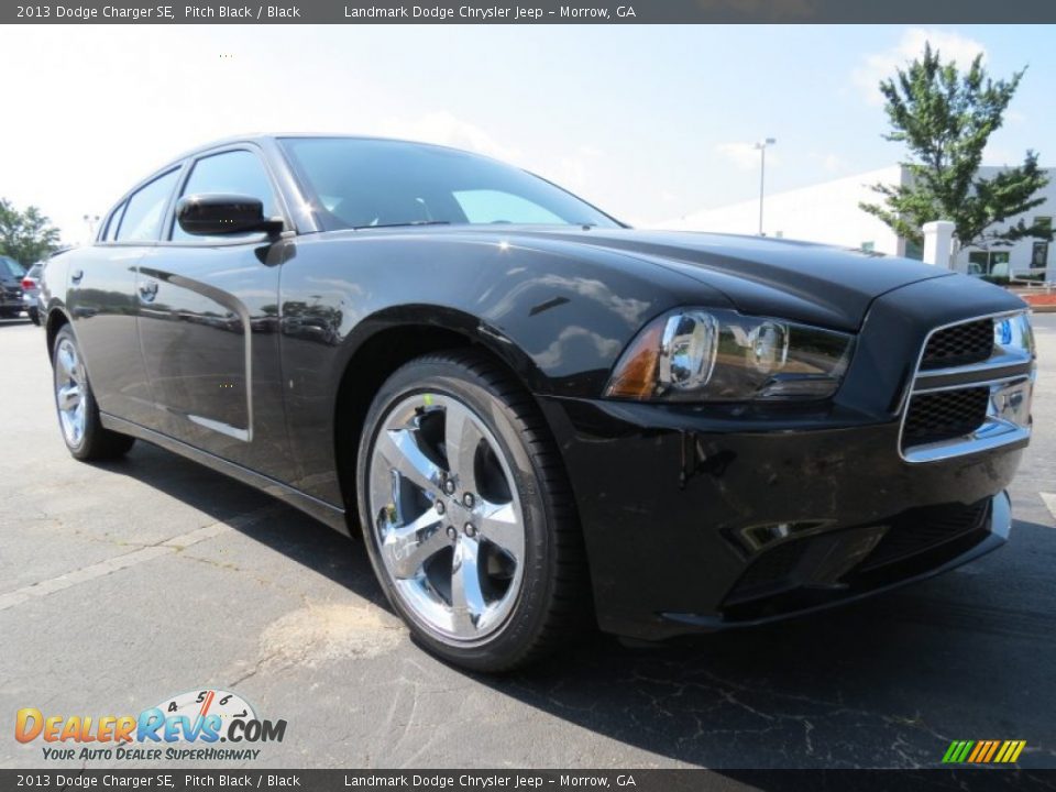 2013 Dodge Charger SE Pitch Black / Black Photo #4