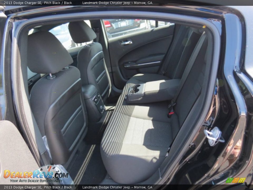 2013 Dodge Charger SE Pitch Black / Black Photo #7