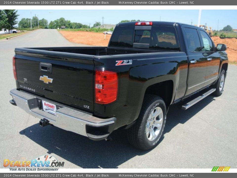 2014 Chevrolet Silverado 1500 LTZ Z71 Crew Cab 4x4 Black / Jet Black Photo #5