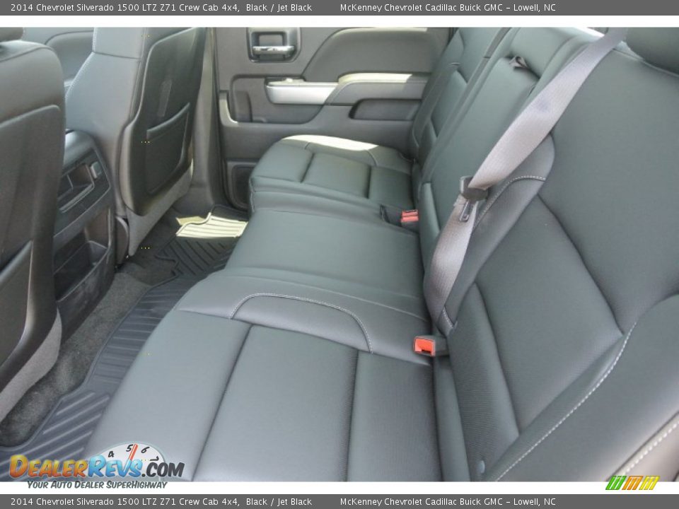 Rear Seat of 2014 Chevrolet Silverado 1500 LTZ Z71 Crew Cab 4x4 Photo #22