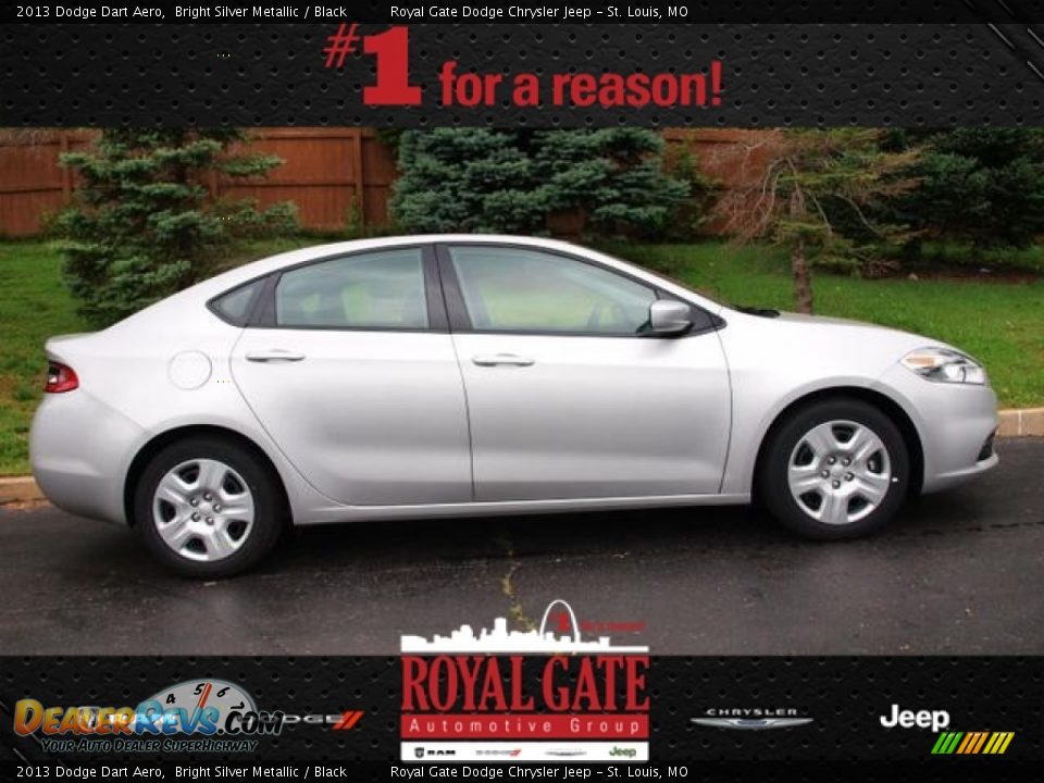 2013 Dodge Dart Aero Bright Silver Metallic / Black Photo #1