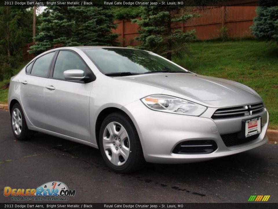 2013 Dodge Dart Aero Bright Silver Metallic / Black Photo #2