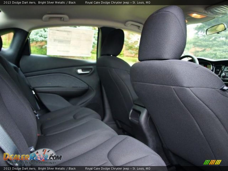 2013 Dodge Dart Aero Bright Silver Metallic / Black Photo #4