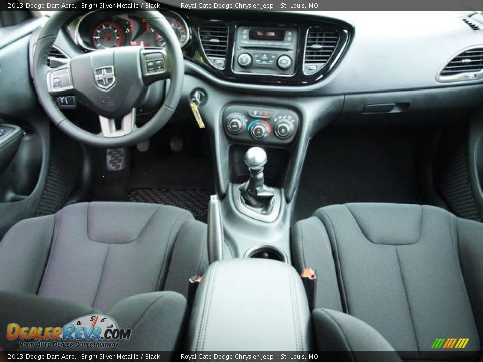 2013 Dodge Dart Aero Bright Silver Metallic / Black Photo #5