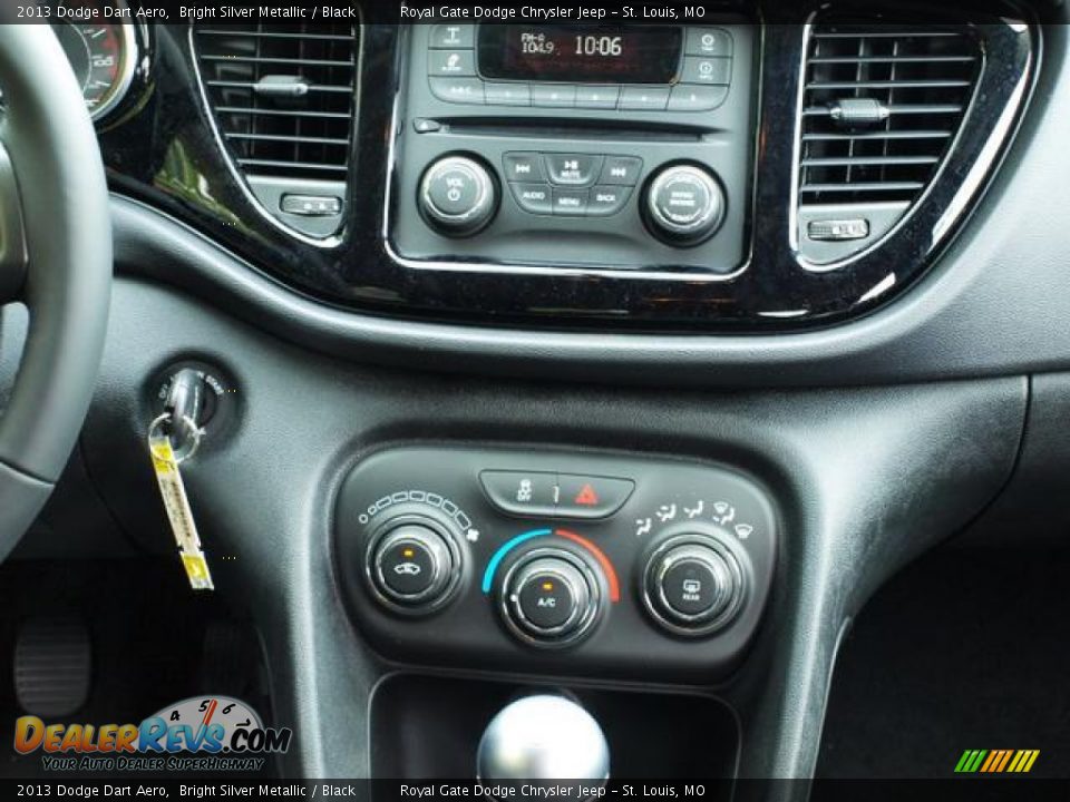 2013 Dodge Dart Aero Bright Silver Metallic / Black Photo #7
