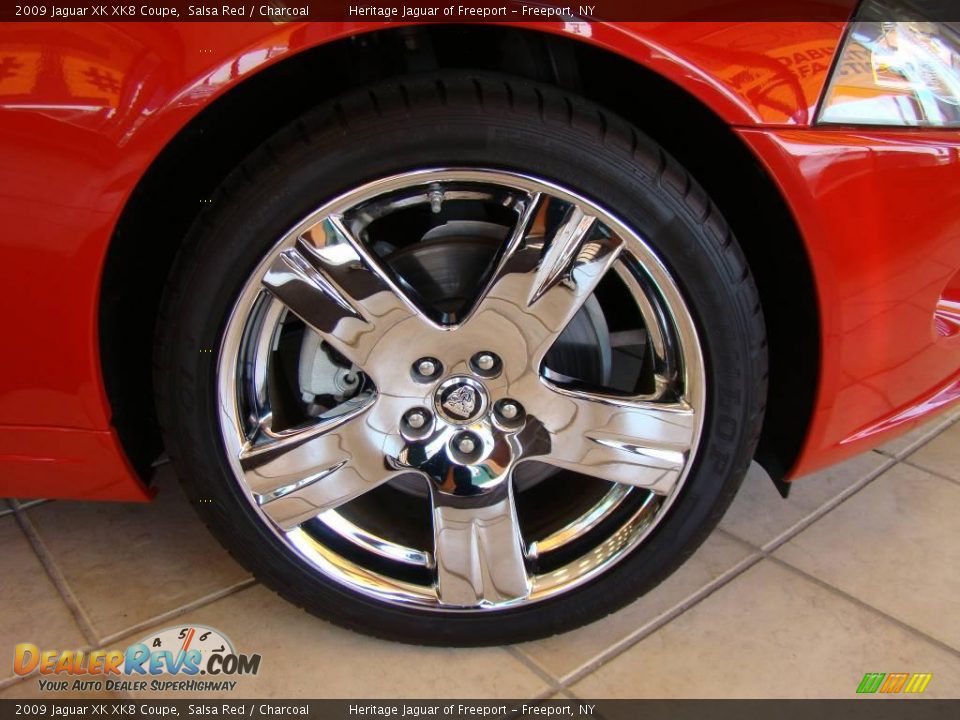 2009 Jaguar XK XK8 Coupe Salsa Red / Charcoal Photo #4