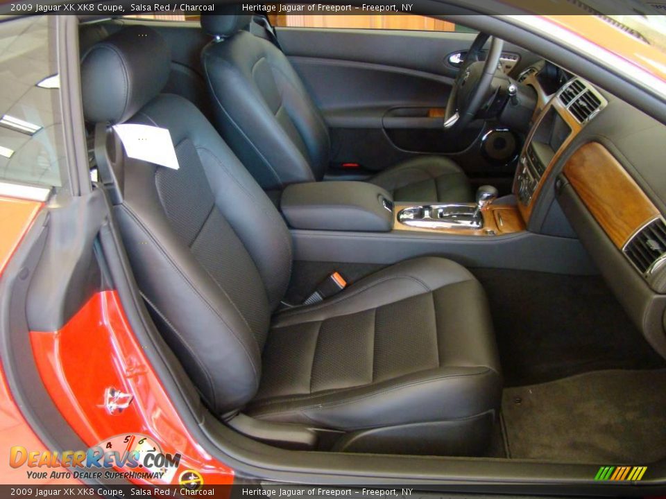 2009 Jaguar XK XK8 Coupe Salsa Red / Charcoal Photo #19