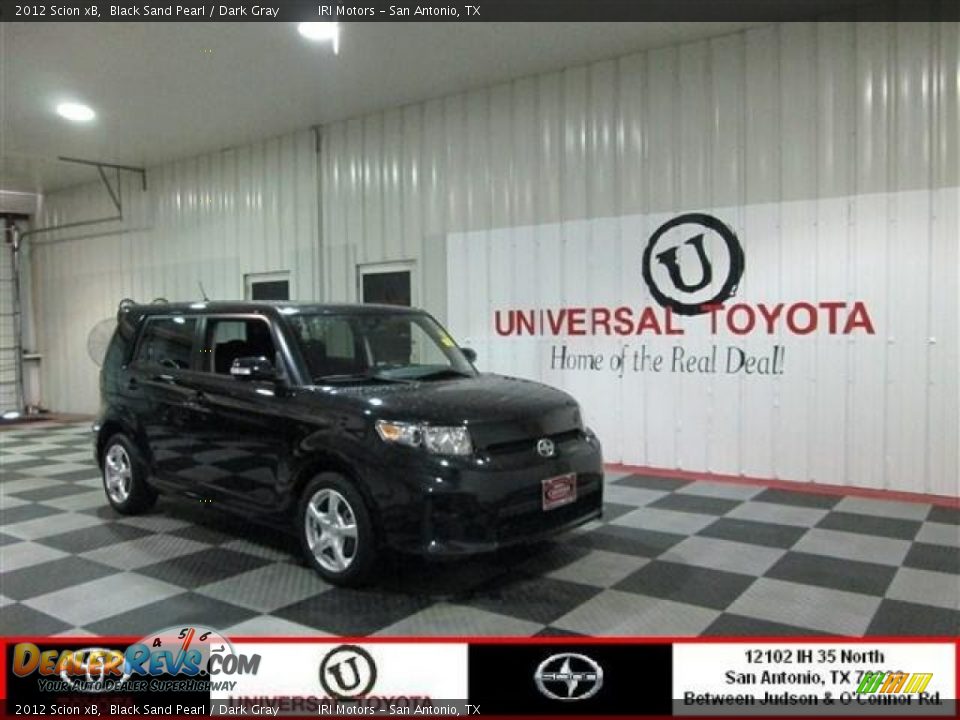 2012 Scion xB Black Sand Pearl / Dark Gray Photo #1