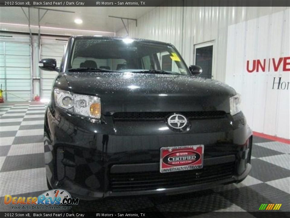 2012 Scion xB Black Sand Pearl / Dark Gray Photo #2