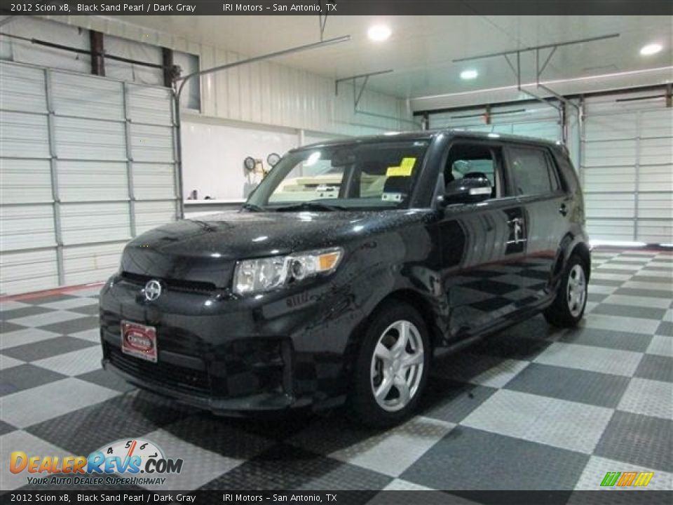 2012 Scion xB Black Sand Pearl / Dark Gray Photo #3