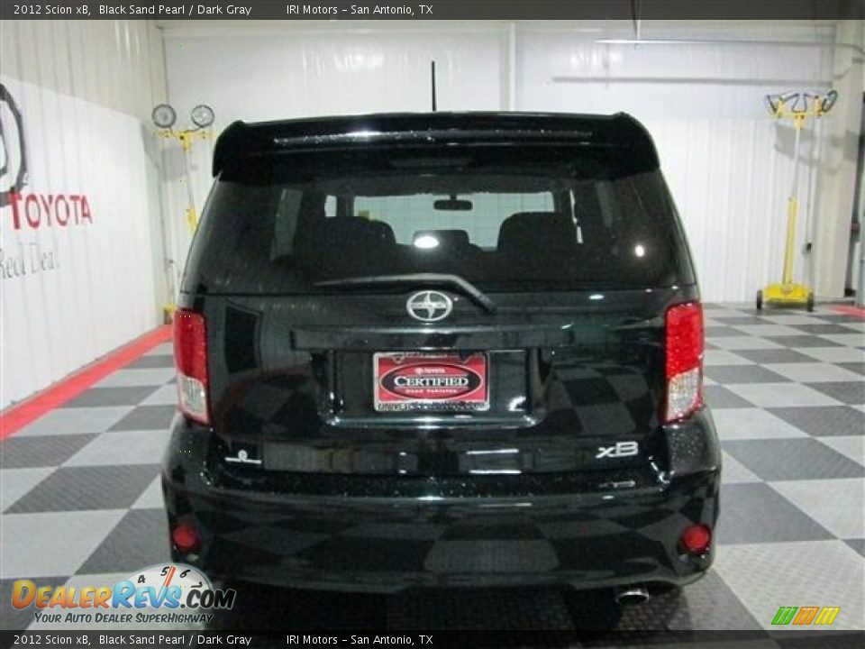 2012 Scion xB Black Sand Pearl / Dark Gray Photo #6