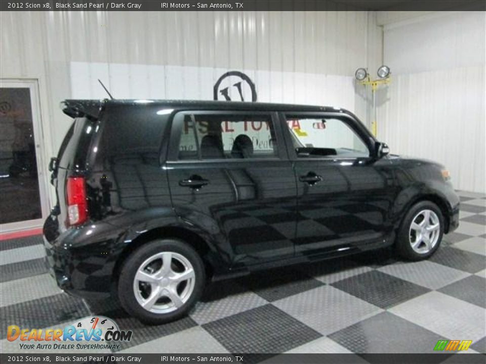 2012 Scion xB Black Sand Pearl / Dark Gray Photo #7
