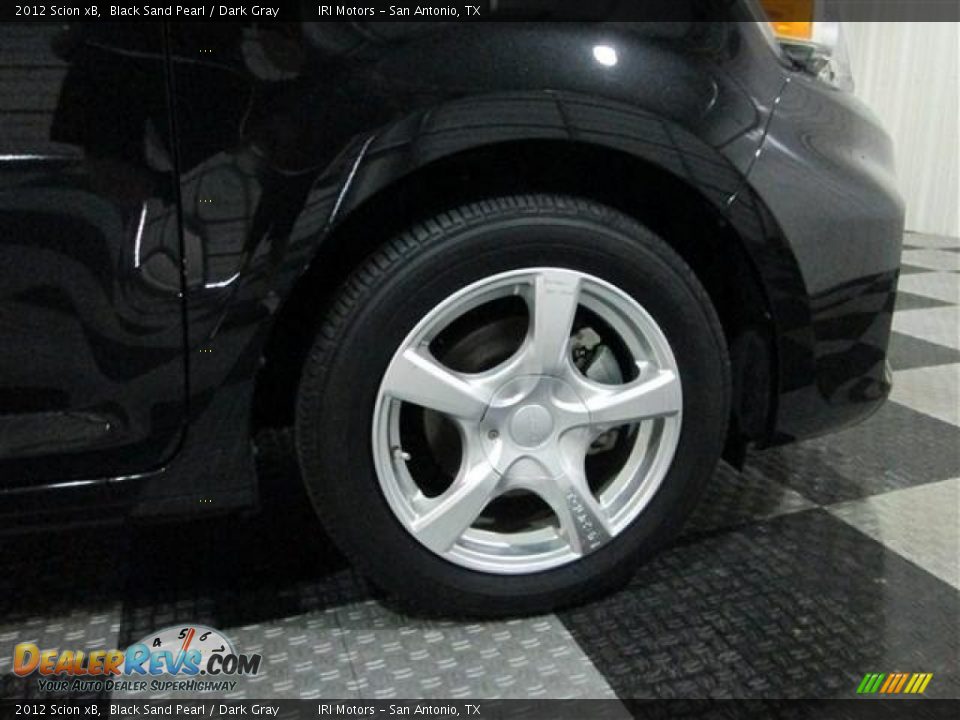 2012 Scion xB Black Sand Pearl / Dark Gray Photo #8