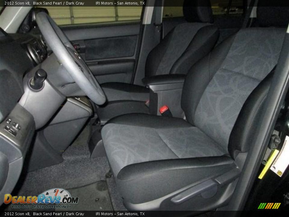 2012 Scion xB Black Sand Pearl / Dark Gray Photo #11