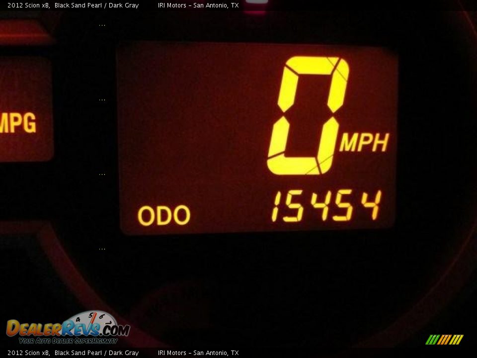 2012 Scion xB Black Sand Pearl / Dark Gray Photo #12