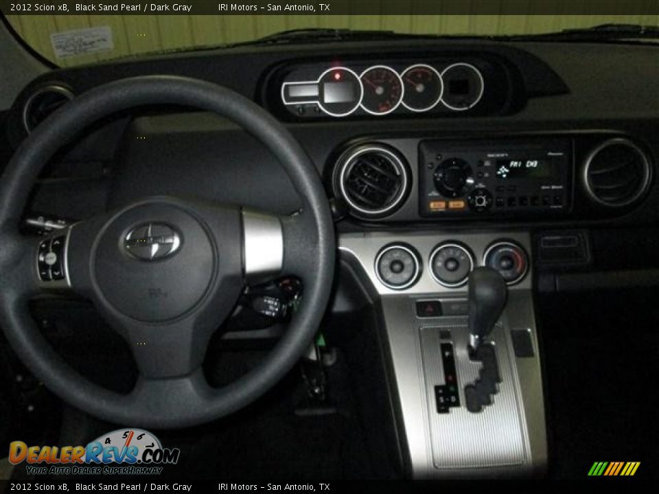 2012 Scion xB Black Sand Pearl / Dark Gray Photo #13