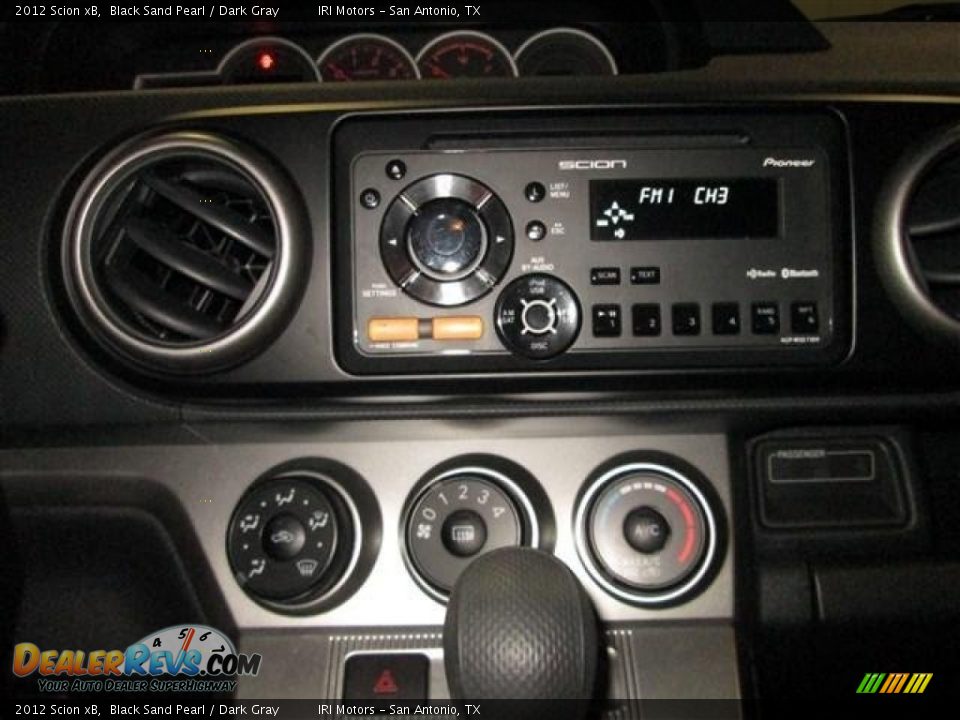 2012 Scion xB Black Sand Pearl / Dark Gray Photo #14