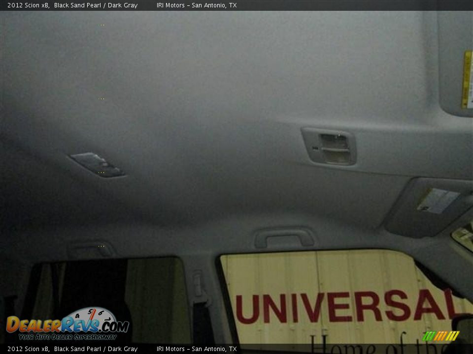 2012 Scion xB Black Sand Pearl / Dark Gray Photo #16