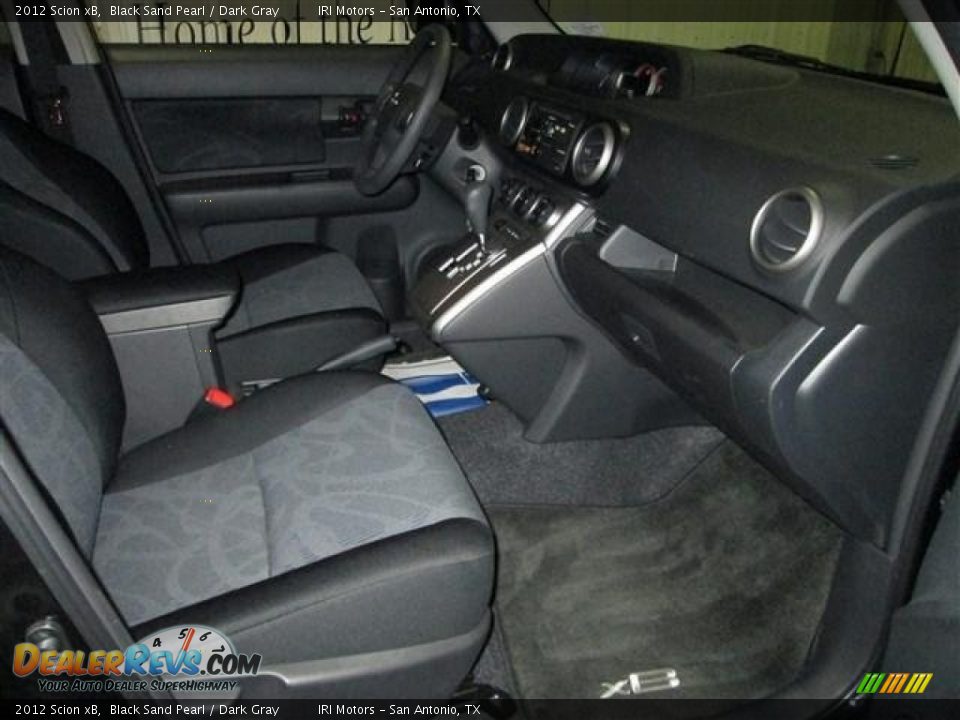 2012 Scion xB Black Sand Pearl / Dark Gray Photo #17