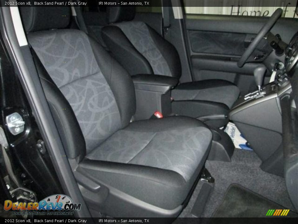 2012 Scion xB Black Sand Pearl / Dark Gray Photo #18