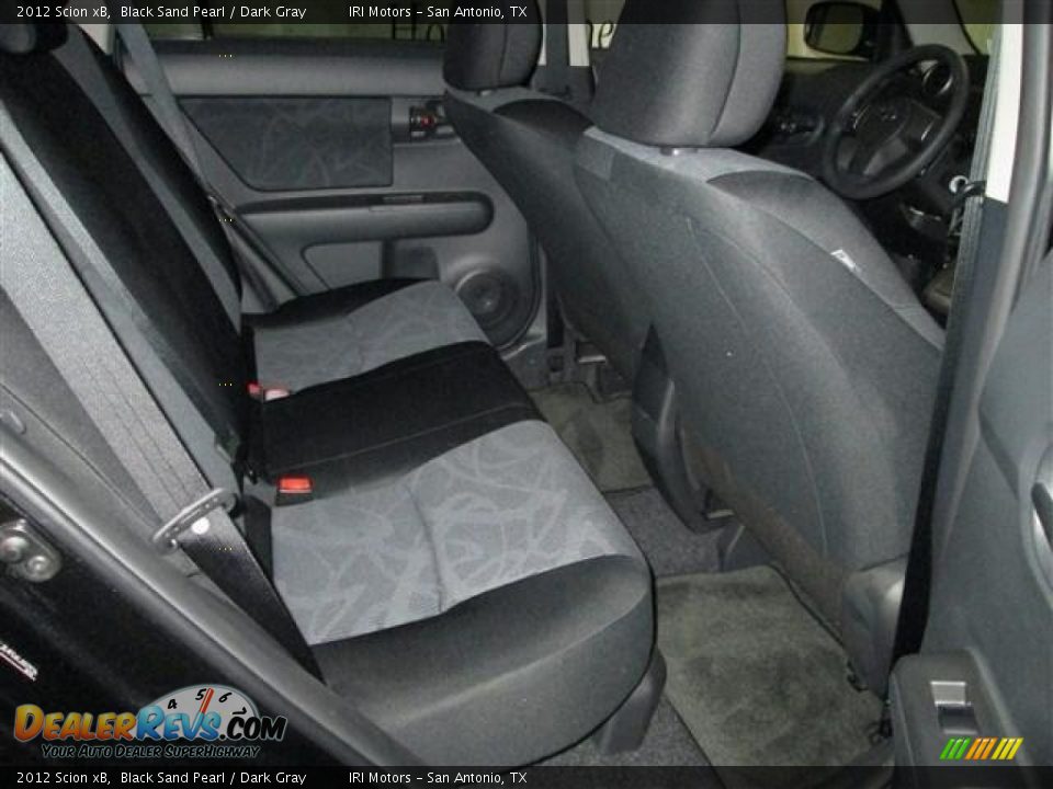 2012 Scion xB Black Sand Pearl / Dark Gray Photo #19