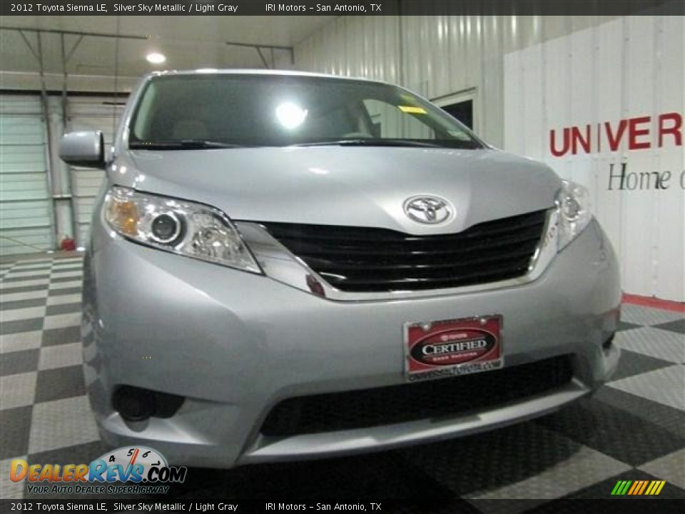 2012 Toyota Sienna LE Silver Sky Metallic / Light Gray Photo #2