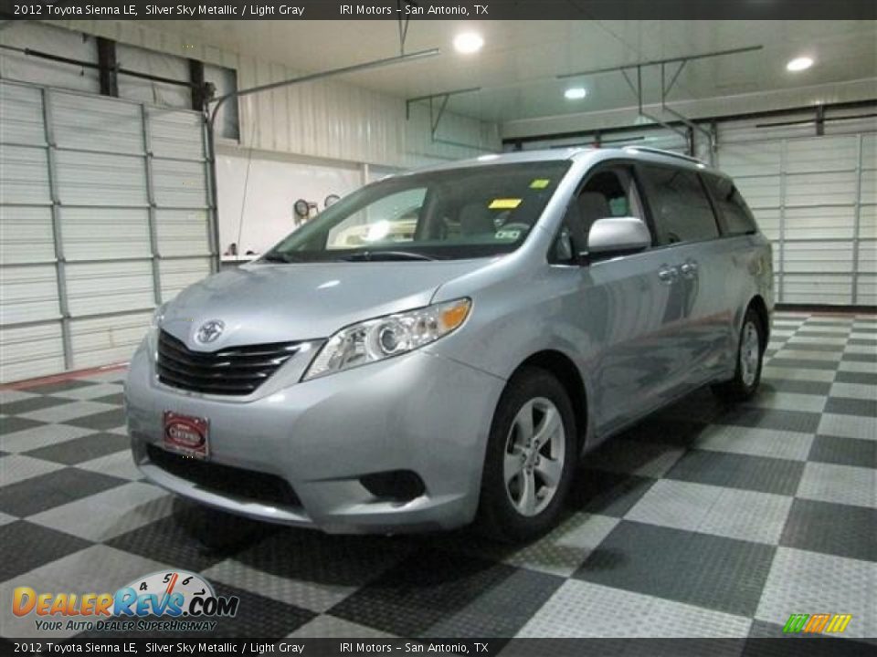 2012 Toyota Sienna LE Silver Sky Metallic / Light Gray Photo #3