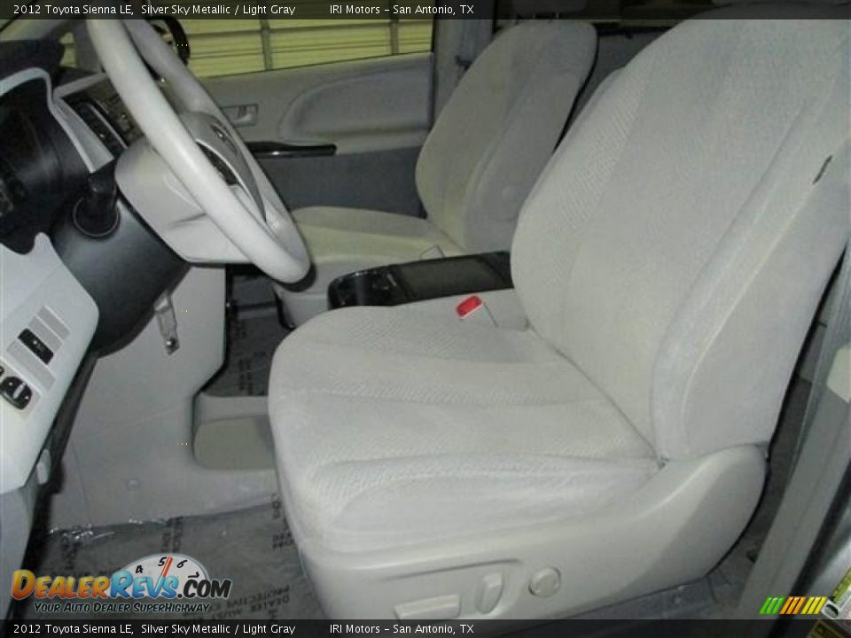 2012 Toyota Sienna LE Silver Sky Metallic / Light Gray Photo #11