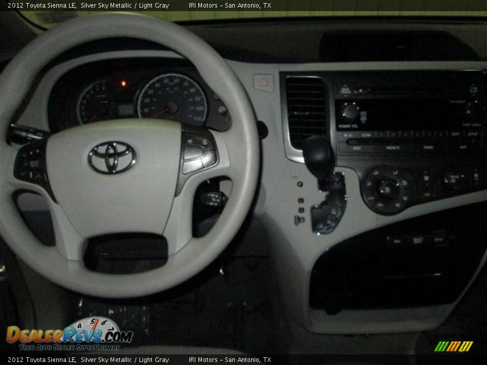 2012 Toyota Sienna LE Silver Sky Metallic / Light Gray Photo #13
