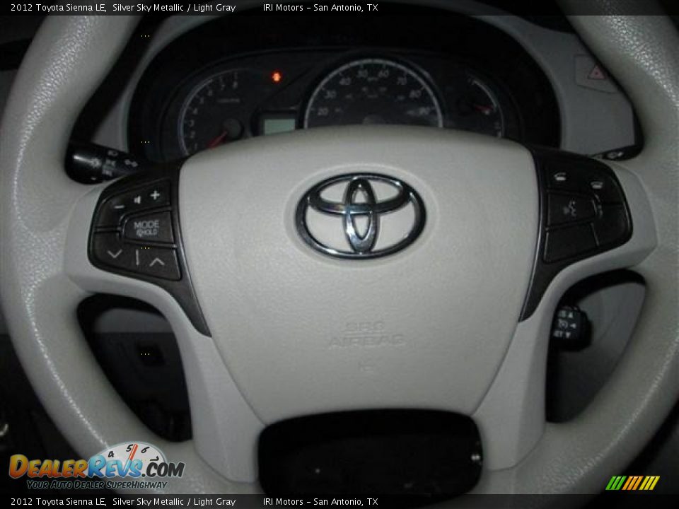 2012 Toyota Sienna LE Silver Sky Metallic / Light Gray Photo #15
