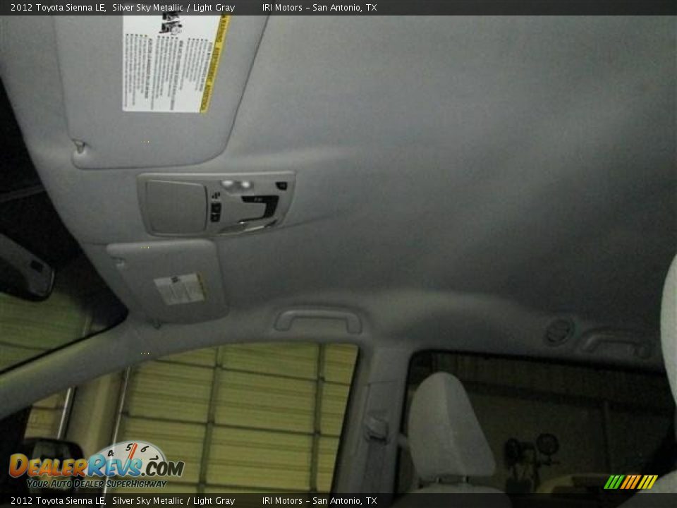 2012 Toyota Sienna LE Silver Sky Metallic / Light Gray Photo #16