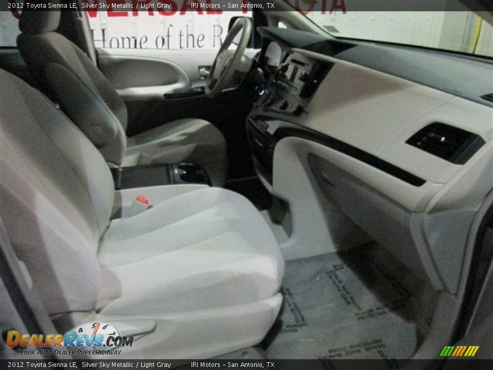 2012 Toyota Sienna LE Silver Sky Metallic / Light Gray Photo #17