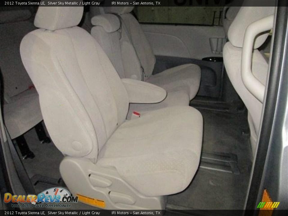 2012 Toyota Sienna LE Silver Sky Metallic / Light Gray Photo #19