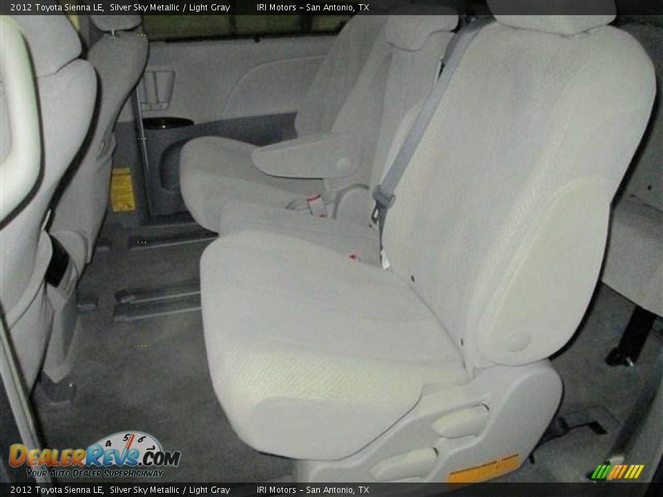 2012 Toyota Sienna LE Silver Sky Metallic / Light Gray Photo #20