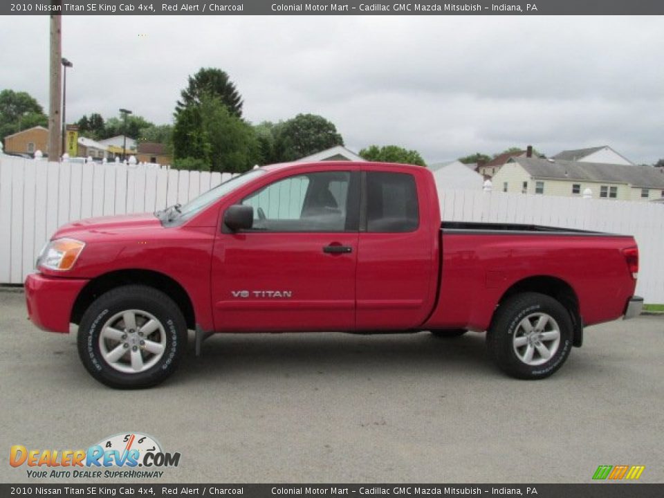 Red Alert 2010 Nissan Titan SE King Cab 4x4 Photo #2