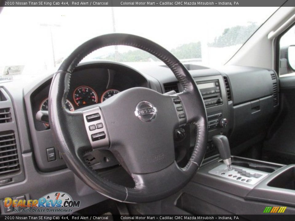2010 Nissan Titan SE King Cab 4x4 Steering Wheel Photo #10